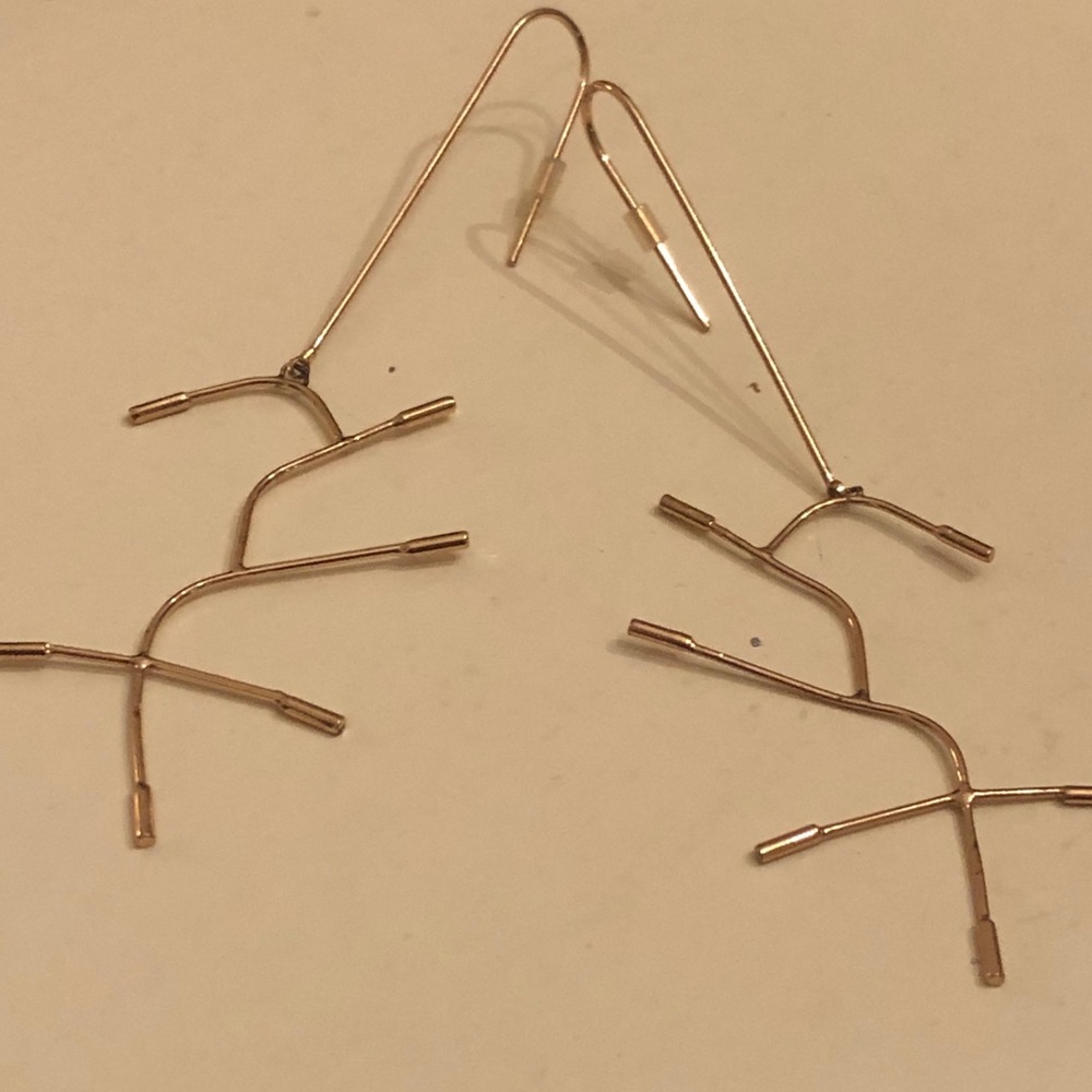 & Other Stories gold branch earrings